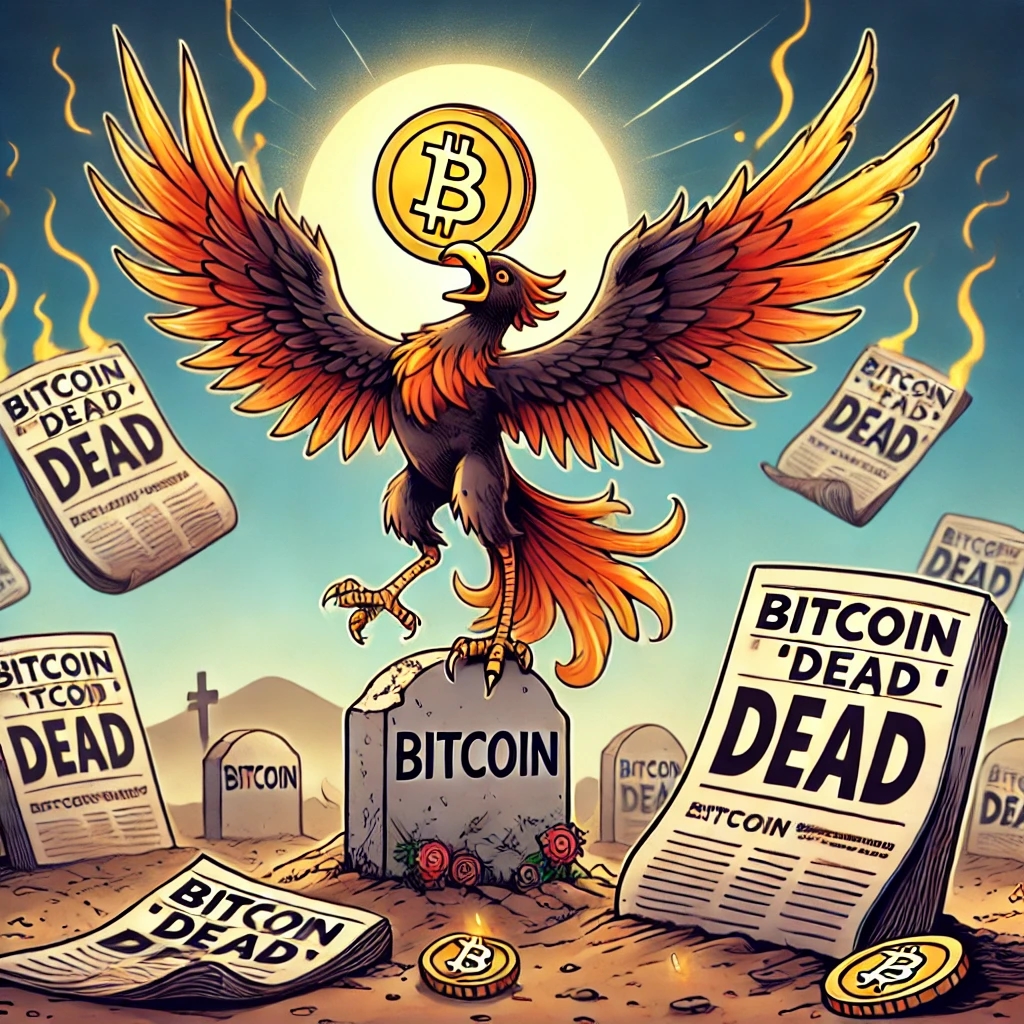 Bitcoin – martwy 477 razy