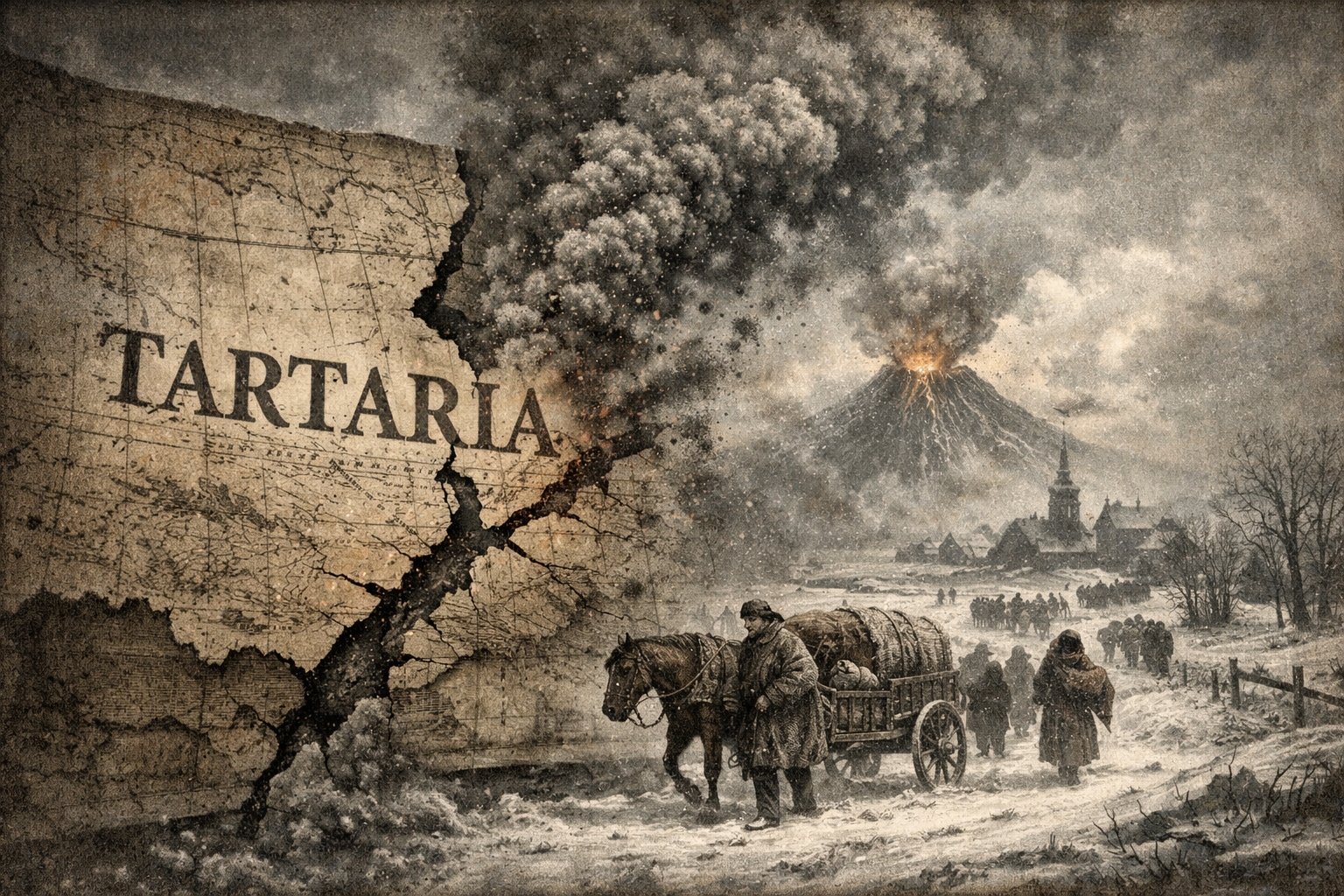 Tartaria, 1816, reset cywilizacji, rok bez lata, Tambora