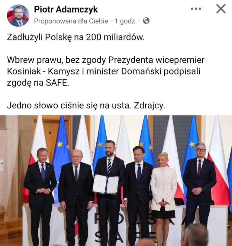 SAFE pożyczka dla Polski