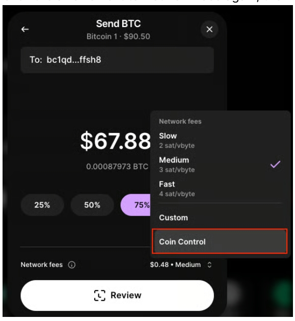 Test Satoshi na OKX — Ledger i Coin Control krok po kroku